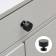 Handle button Cappio PK326, D = 28 mm, black color