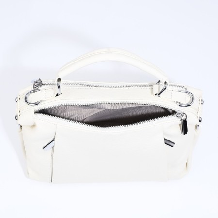 Board-suction with zipper, external pocket, long belt, white color-6