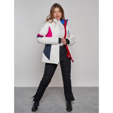 Ski jacket women's winter, size 50, white color-18
