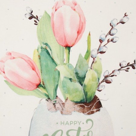 Ethel towel Happy Easter 40x73cm, 100% HL, sarzha 190 g/m2-2