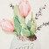 Ethel towel Happy Easter 40x73cm, 100% HL, sarzha 190 g/m2