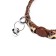 Koshachi collar with a cat's -shaped buckle, 26 x 1 cm, beige