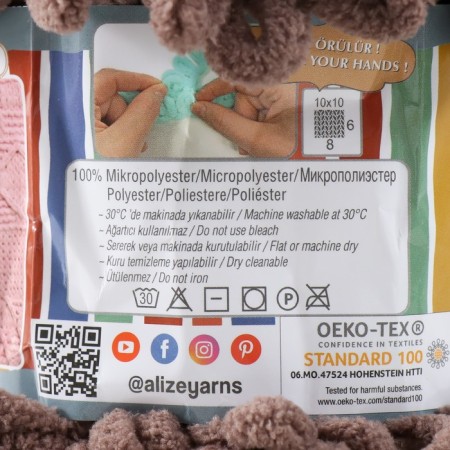 Yarn "Puffy Fine" 100% micropoliester 14.5m/100g (305)-3