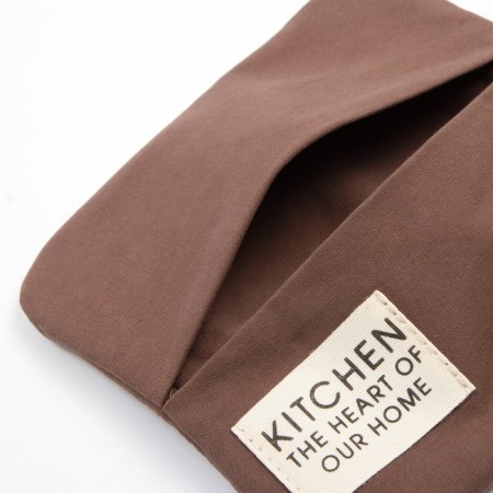 Kitchen kitchen kit, color. Brown, mittens of 18x29 cm, 19x19 cm-4