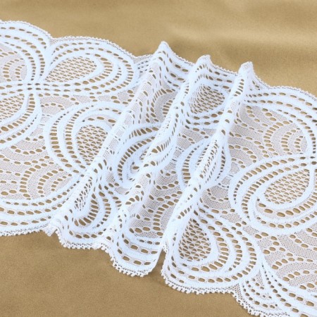 Lace elastic fabric, 180 mm × 2.7 ± 0.5 m, the color of the sky blue-2