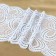 Lace elastic fabric, 180 mm × 2.7 ± 0.5 m, the color of the sky blue