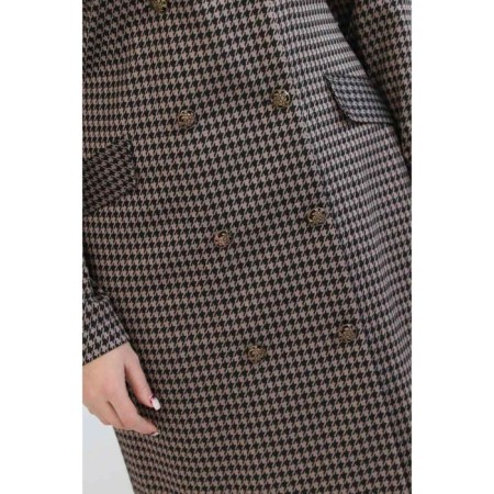 Female dress, size 52, beige color-2