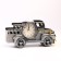Clock - alarm clock "truck", discrete move, d -6.5 cm, 11 x 22.5 cm, aa