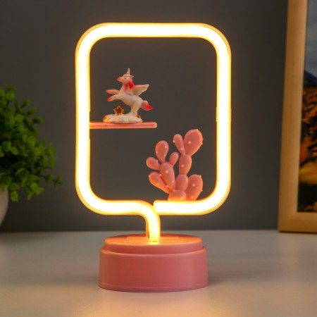 Nightnight "Unicorn" Led 4000k 2haa Pink 20x8.5x8.5cm Risalux-1