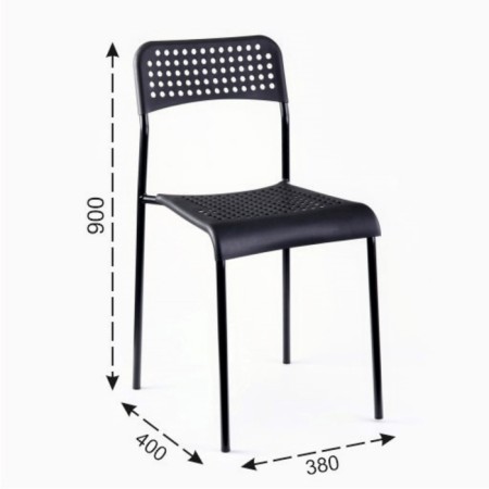 The mesh -black chair-1