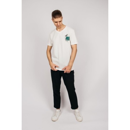 Male T -shirt, size 48, milk color
