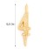 Candle for the cake number "Golden Patter", 10.2 cm, number "4"