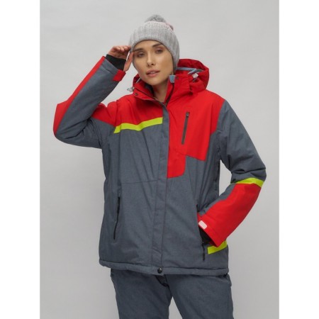 Ski suit female, size 54, red color-29