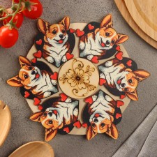 Hot Corgi stand, d = 20, juniper