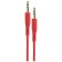 Audio Borofone BL1 Audiolink, Jack 3.5 mm (M) -Jack 3.5 mm (M), 1 m, red