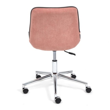 Кресло руководителя STYLE флок, розовый, 137-3