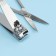 Manicure set, 4 objects, silver color