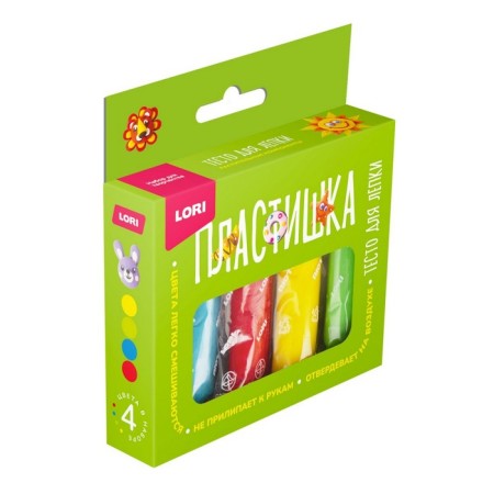 Plashka modeling dough, 4 centers. 30 gr-3
