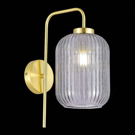 Sconces st. SL1154.321.01. Gran. 1x60 W, E27, 26.5x33.5 cm, brass color-1