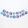 Garland on the tape "Happy Birthday!", Length 270 cm, cold heart