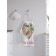 Apron of a kitchen with a photo print "New Year's heart", adjustable, size OS
