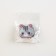 Hair hairpin “Kitik”, 3.4 x 3 cm