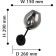 Bra Traube, 40W E27, black color