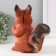 Piggy bank "Squirrel" height 21 cm, width 13 cm, length 18.5 cm