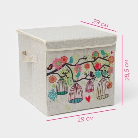 Stellyer box for storage with the Spring lid, 29 × 29 × 28.5 cm-11
