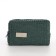 TEXTURA lightning cosmetic bag, green color