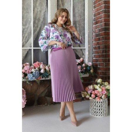 Women's dress, size 52, purple color-7
