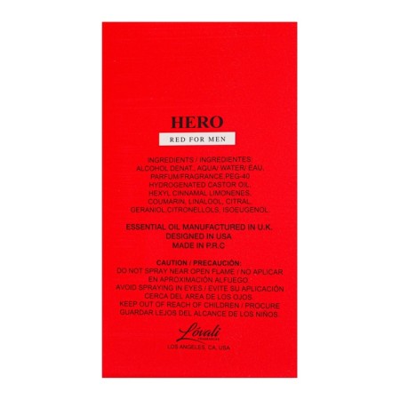 Male Water Hero Red (based on Hugo Boss Hugo Red), 100 ml-4