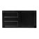 Organizer Brauberg Germanium, 3 departments, metal mesh, black