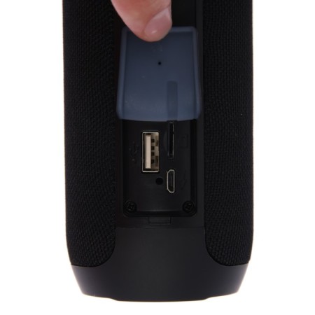 Digma D-PS1510, 10W, BT, Microsd, USB, AUX, FM, 1200mach, black, black-2