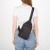 Sling bag ZFTS, from textiles, black color