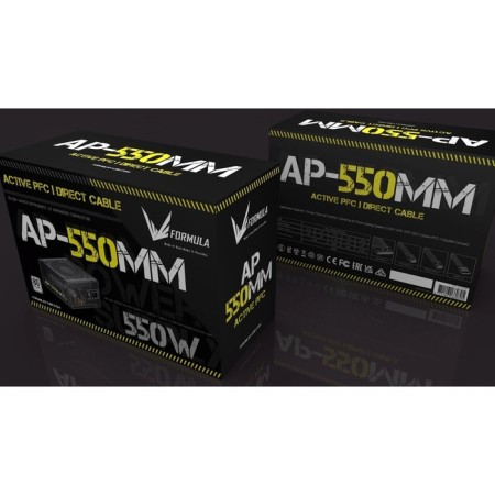 Formula ATX 550W AP-550mm 80 Plus White (20+4pin) APFC 120mm FAN 6XSATA RTL-4