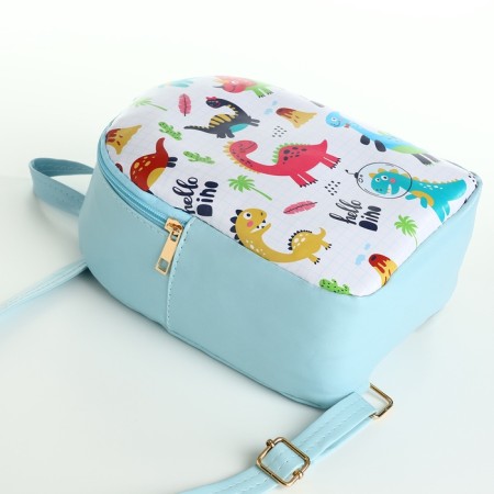 Baby backpack on lightning, blue color-6