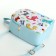 Baby backpack on lightning, blue color