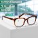 Ready glasses MD0617 (color: C1 leopard; diopter: + 2; tint: no)