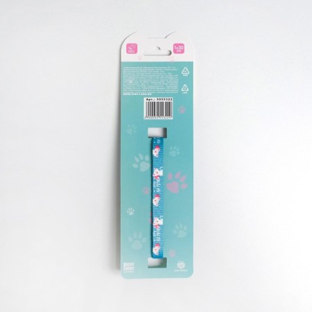 A collar for cats with fastx "I want to on pens", 30 x 1 cm-4
