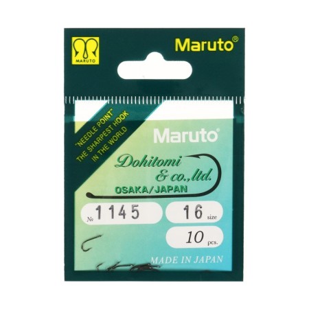 Hooks Maruto 1145, color Bn, No. 16, 10 pcs.