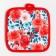 Kitchen set of "rose" dignity 17x17 cm, mittens 25x16 cm, apron 60x80 cm, 100% p/e