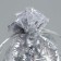 Bag gift organza "Magic New Year", 10 x 12 cm +/- 1.5 cm, New Year