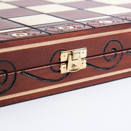 Chess Polish Madon "Consul", 48 x 48 cm, king h = 9 cm, weighted-8