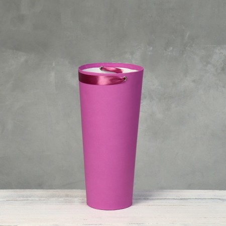 Carrying cone to flowers, light fuchsia 10 x 14 x 30 cm-1