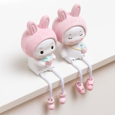 Souvenir Polystone "Baby Vaik with long legs" set 2 pcs 22x7.5x6 cm-2