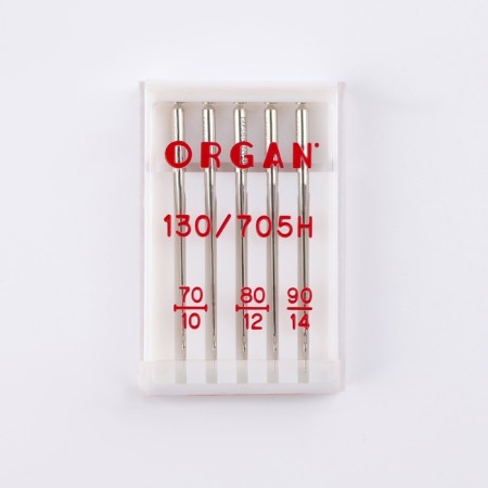 Needles for household sewing machines, universal, 5 pcs, No. 70/80/90-3