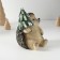 Souvenir Polystone "Cute Hedgehog with Christmas tree" 10x9.5x12.5 cm