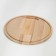 Board wooden board with a gutter "Circle" 20x20x0.8 cm birch