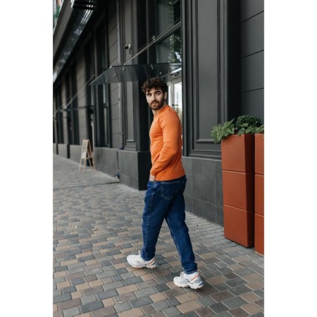 Jumper male ise, size 54, orange color-6